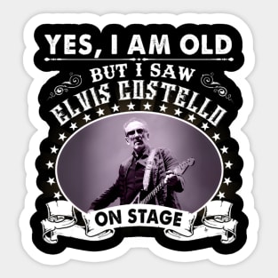 On Stage Tour Date Sticker